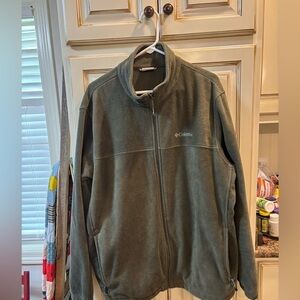 Columbia jacket zip up fleece men's size 2xl